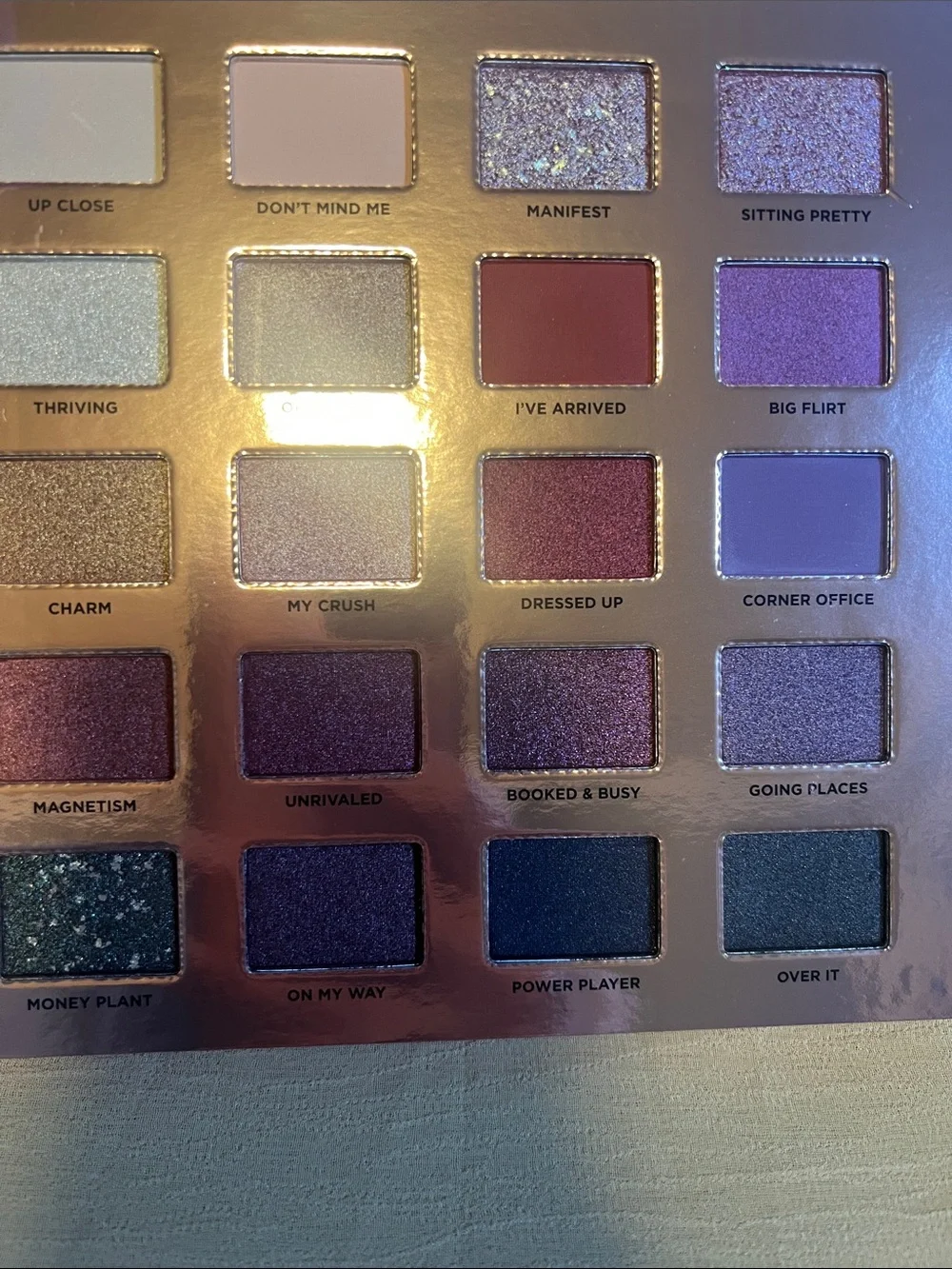 ICONIC London Rose Bronze Desk To Dance Palette